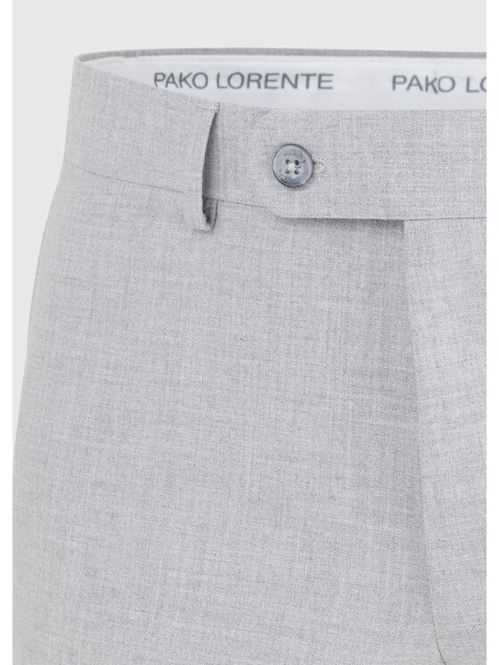 Pako Lorente Pako Lorente Spodnie garniturowe P25SF-6G-017 Szary Slim Fit