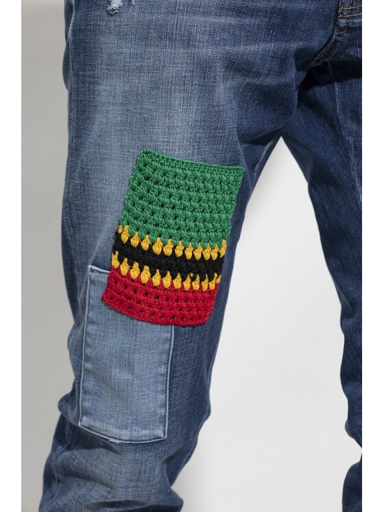 Dsquared2 Dsquared2 Jeansy S71LB1161 S30664 Modrá Slim Fit