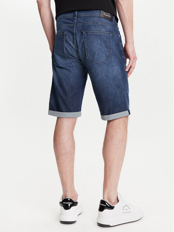 KARL LAGERFELD KARL LAGERFELD Džínové šortky 265820 552833 Tmavomodrá Regular Fit