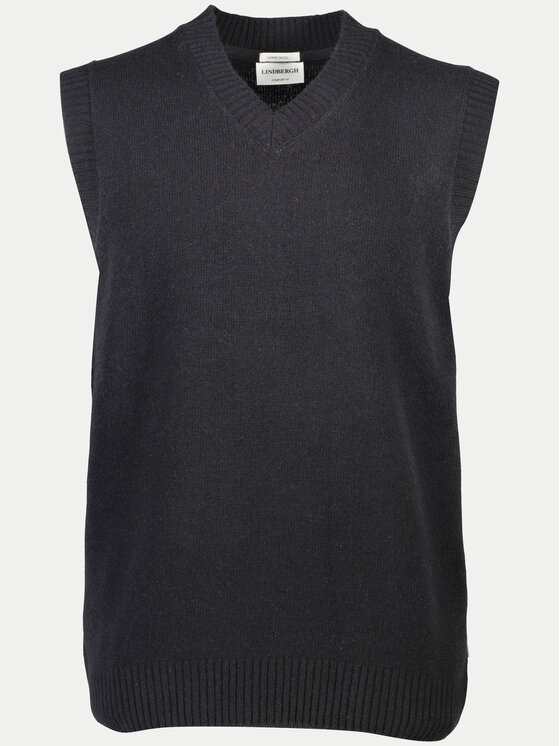 Lindbergh Lindbergh Pulover 30-800221 Črna Relaxed Fit