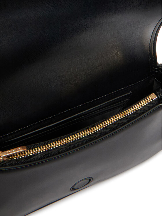 Calvin Klein Calvin Klein Borsetta Ck Curved Wallet On Chain LV04F1153G Nero