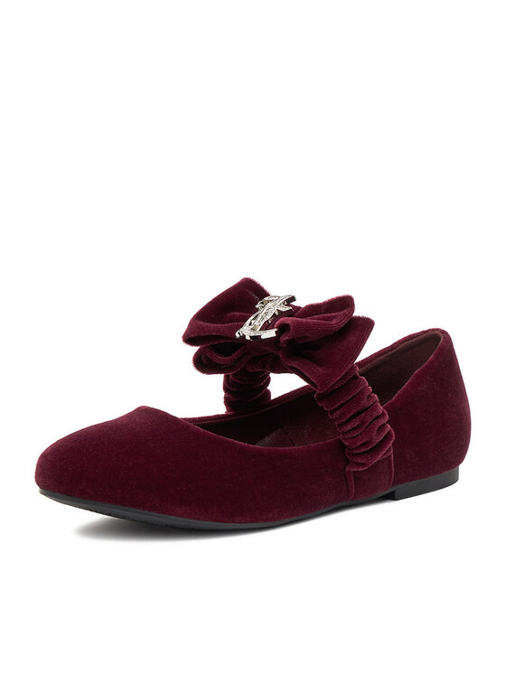 Juicy Couture Juicy Couture Baleriny CEO-CS6515-01 Bordowy