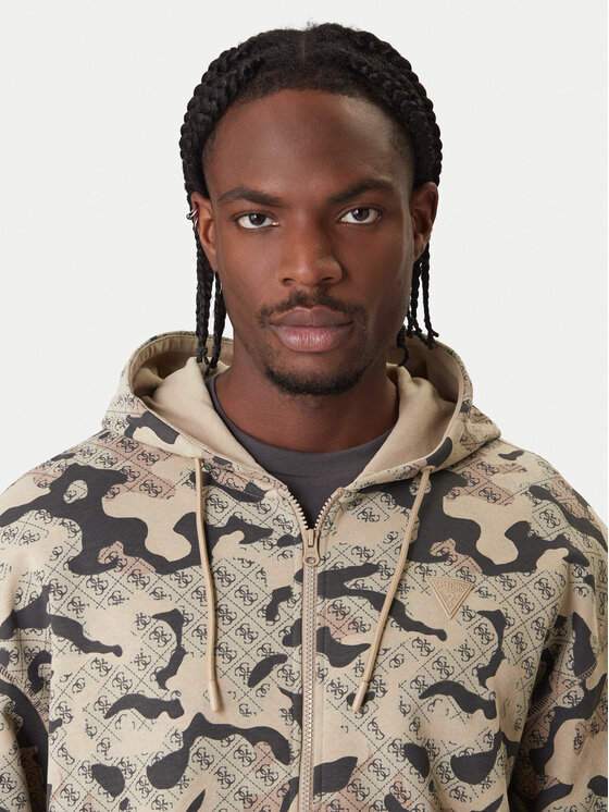 Guess Guess Μπλούζα Z6RQ04 K9YI1 Μπεζ Regular Fit