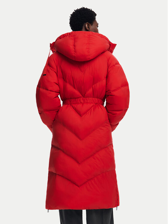 Desigual Desigual Giubbotto invernale Copenhague 24WWEWA9 Rosso Relaxed Fit