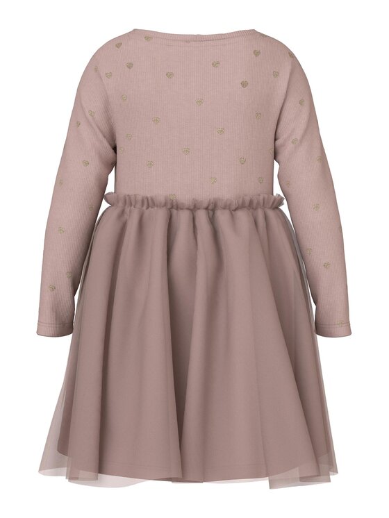 NAME IT NAME IT Sukienka codzienna 13221711 Różowy Regular Fit
