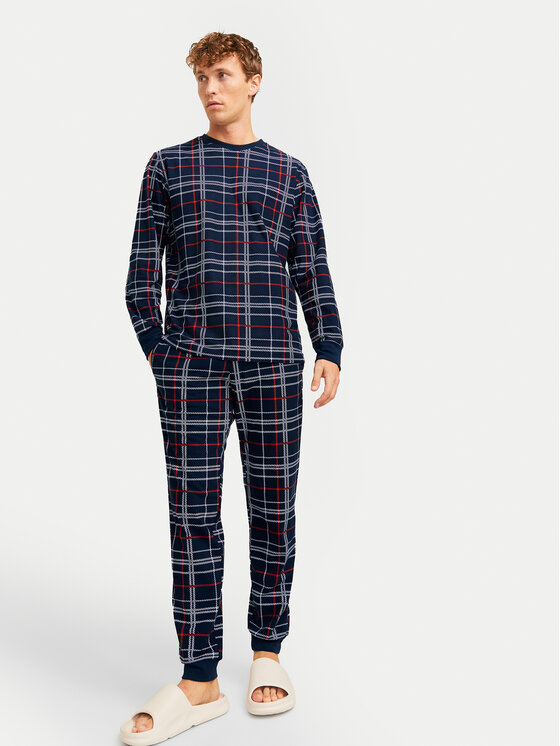 Jack & Jones Jack & Jones Pyjama 12268512 Dunkelblau Loose Fit