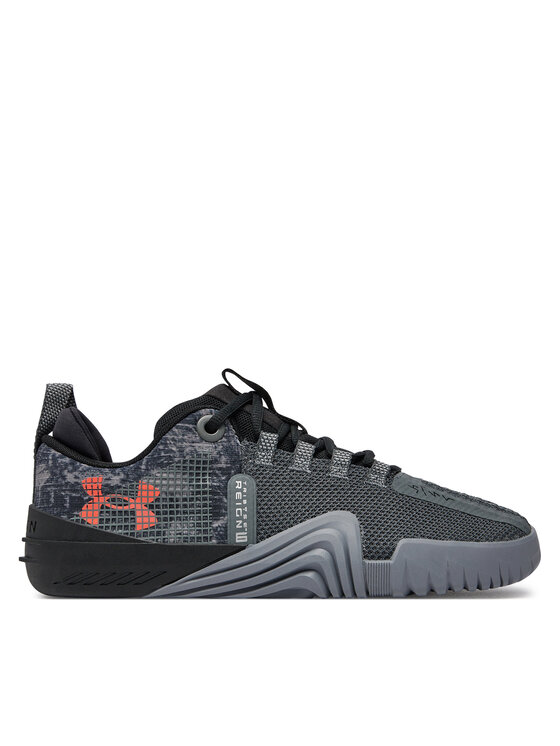 Pantofi Under Armour Ua Tribase Reign 6 Q1 3027352-400 Gray Void/Pitch Gray/Rush Red
