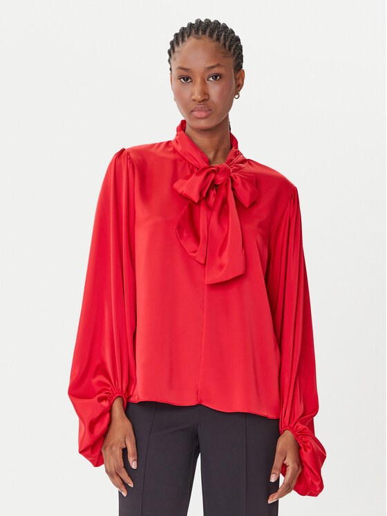 Rinascimento Rinascimento Штани з тканини CFC0020144002 Чорний Regular Fit