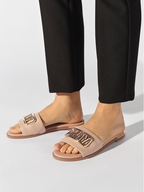 DKNY DKNY Шльопанці K1331561 Бежевий