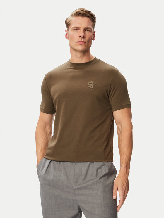 KARL LAGERFELD Tricou 755041 563221 Maro Regular Fit