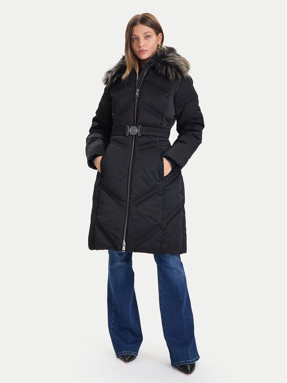 Guess Guess Zimski kaput W5BL33 WG092 Crna Regular Fit