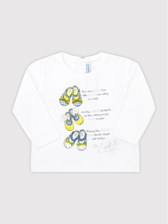Mayoral Bluză 1015 Alb Regular Fit
