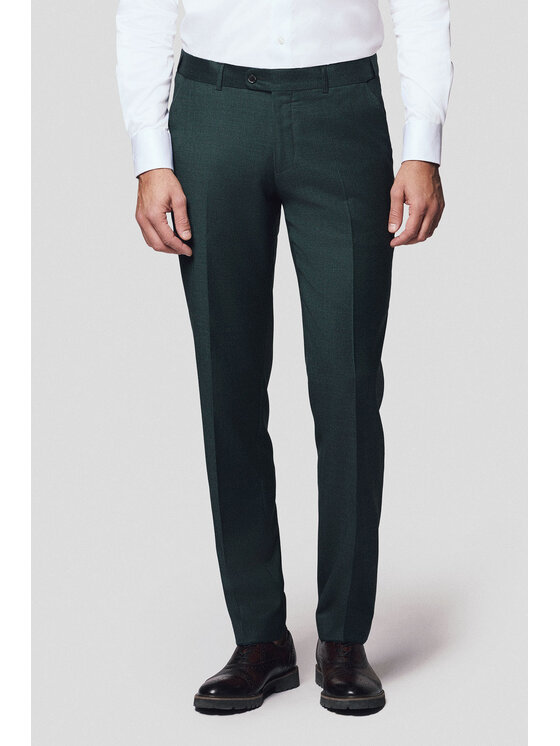 Lancerto Lancerto Garnitur Seget GA073125000018 Zielony Slim Fit