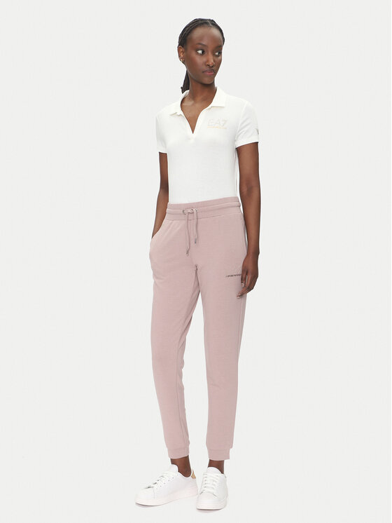EA7 Emporio Armani EA7 Emporio Armani Donji dio trenerke 8NTP66 TJ9RZ U4079 Ružičasta Regular Fit