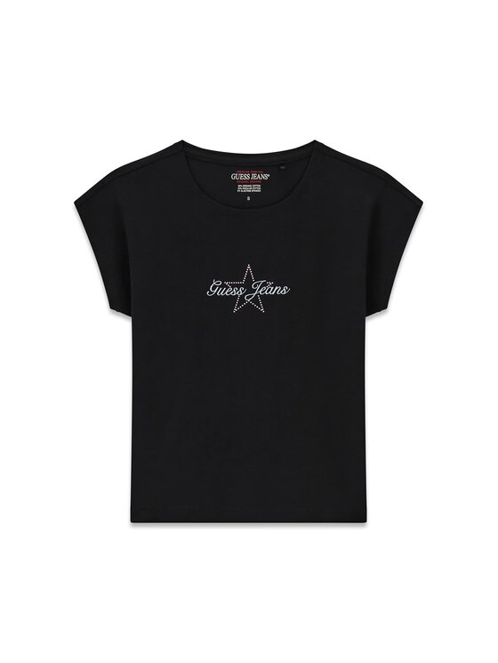 Guess Jeans Guess Jeans T-Shirt 180636 Czarny Classic Fit