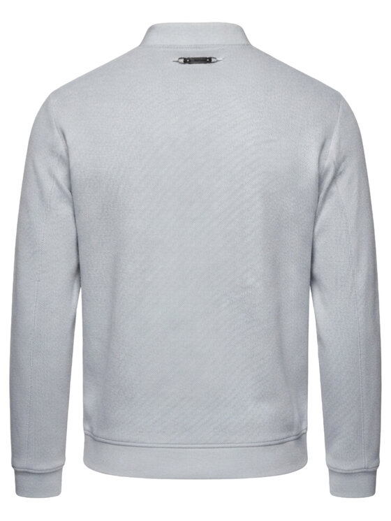 Ombre Ombre Bunda bomber C583 Světle šedá Regular Fit