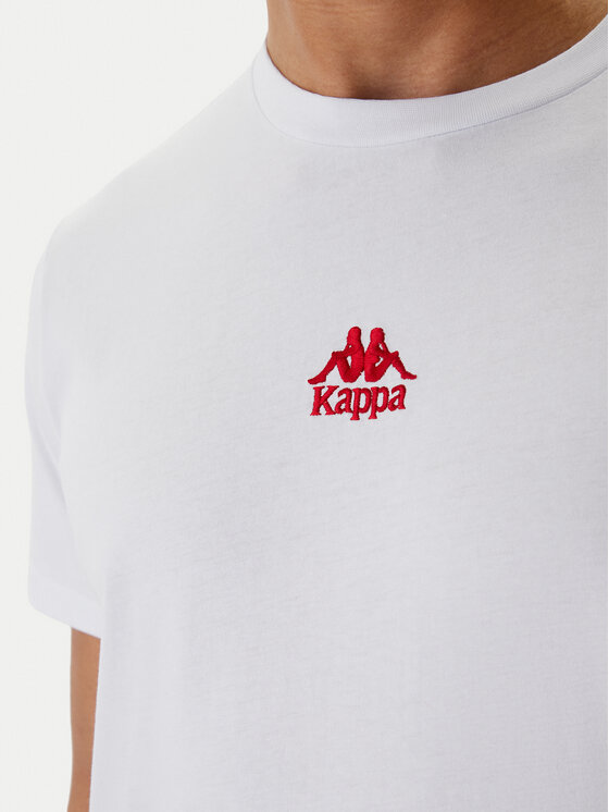 Kappa Kappa T-Shirt 382J2QW Bílá Regular Fit