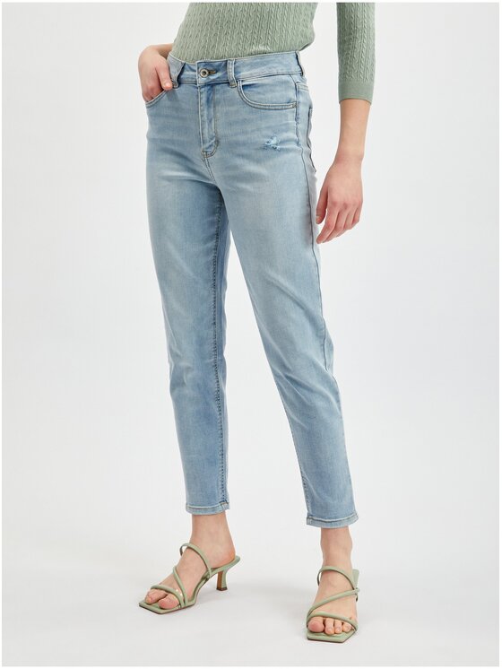 Orsay Orsay Jeansy 314090-547000__32 Niebieski Mom Fit