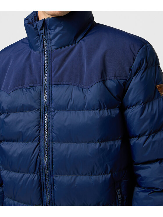 Wrangler Wrangler Kurtka puchowa 112371448 Niebieski Regular Fit