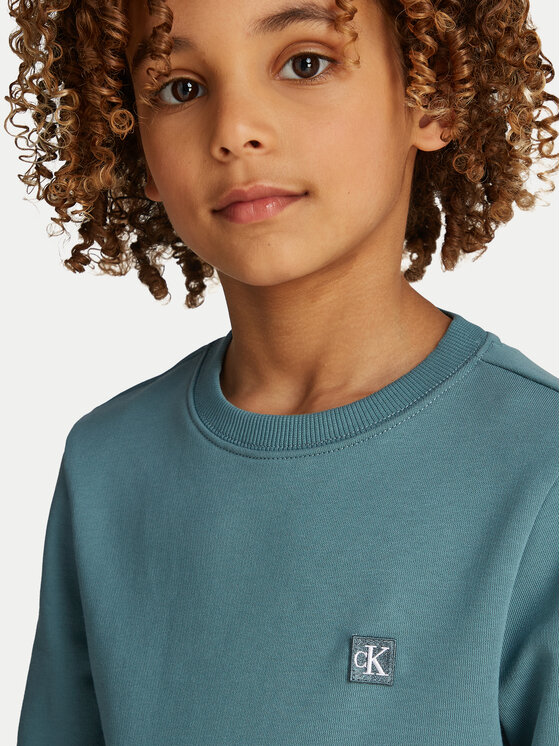 Calvin Klein Jeans Calvin Klein Jeans Суитшърт Mono Mini Badge IU0IU00570 Зелен Regular Fit
