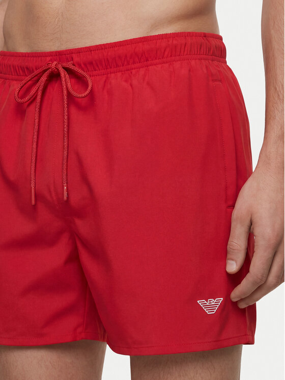 Emporio Armani Emporio Armani Pantaloni scurți pentru înot EM000583 AF20424 U5064 Roșu Regular Fit