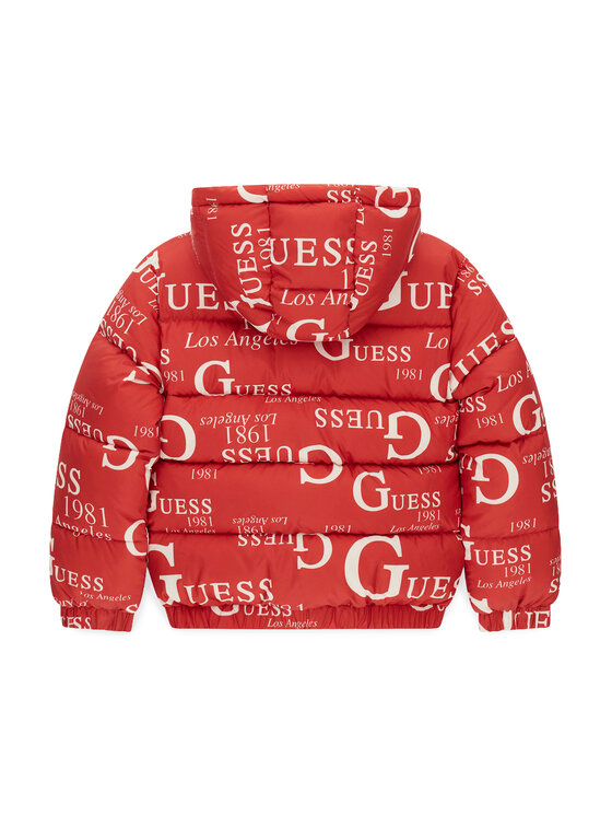 Guess Guess Kurtka zimowa H6BL05 W4160 Czerwony Oversize