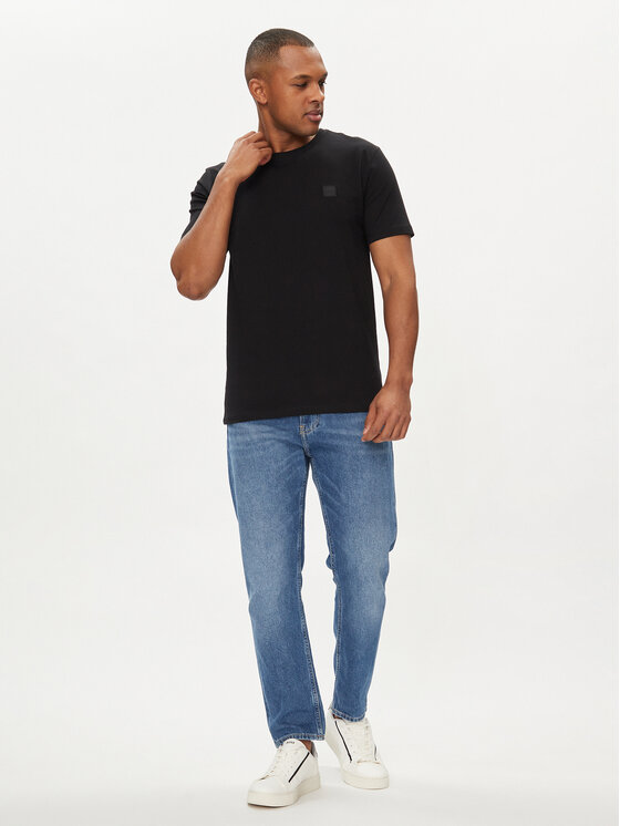 BOSS Boss Tričko Tales 50508584 Čierna Relaxed Fit