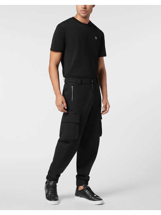 PHILIPP PLEIN PHILIPP PLEIN Spodnie cargo 26137 Czarny Cargo Fit