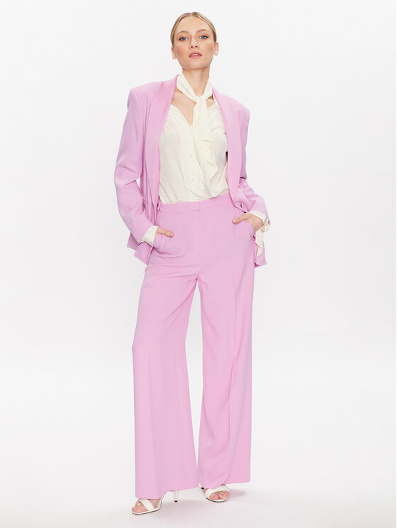 BOSS BOSS Blúzka 50483312 Écru Relaxed Fit