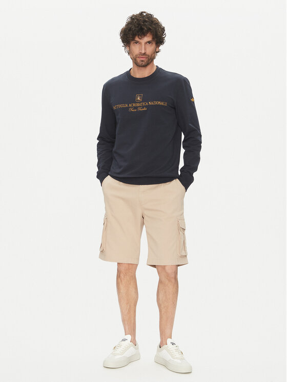 Aeronautica Militare Aeronautica Militare Bluza 251FE2005F459 Granatowy Regular Fit