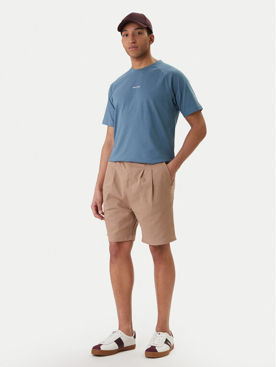 Nautica Nautica T-Shirt NCC04498 Modrá Regular Fit
