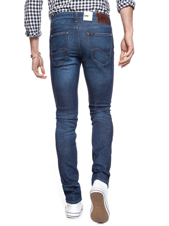 Lee Lee Jeansy MALONE Niebieski Skinny Fit
