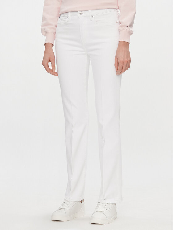 Női Farmer Tommy Hilfiger, Méret: 27_32, Fehér, Bootcut WW0WW41304