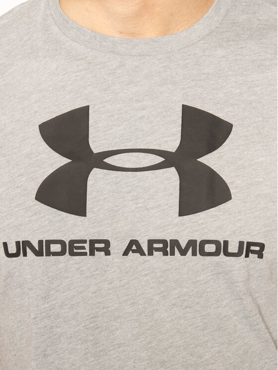 Under Armour Under Armour Póló Ua Sportstyle Logo 1329590 Szürke Regular Fit