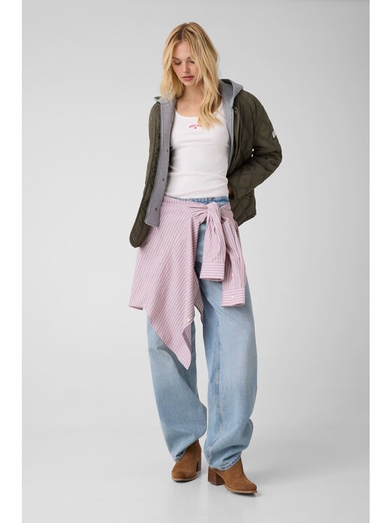 Guess Guess Bunda pro přechodné období 183490 Zelená Classic Fit