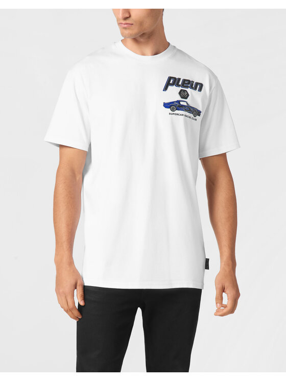 PHILIPP PLEIN PHILIPP PLEIN T-Shirt 22595 Biały Regular Fit