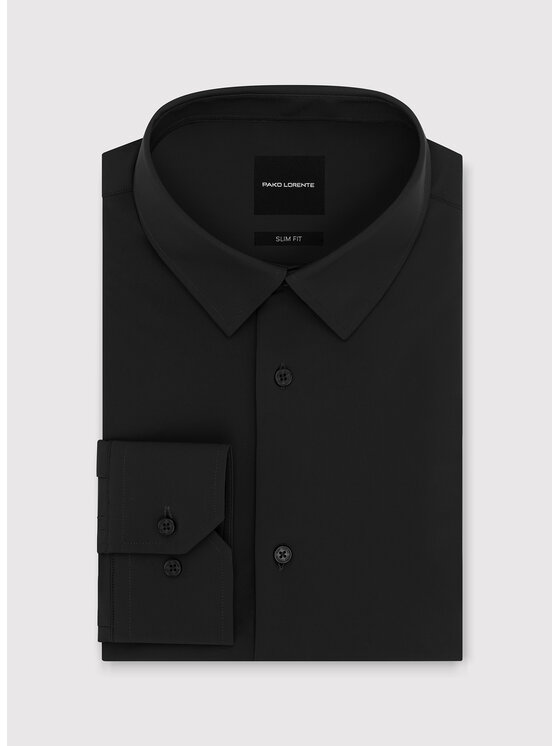 Pako Lorente Pako Lorente Koszula P25WF-1X-048 Czarny Slim Fit