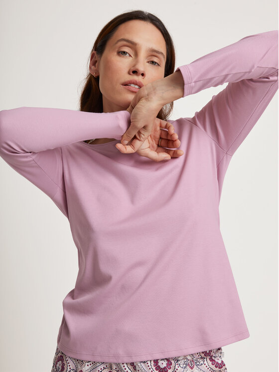 Calida Calida Tričko 15239 Fialová Comfortable Fit