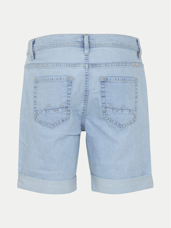 Blend Blend Džínové šortky 20716430 Světle modrá Slim Fit