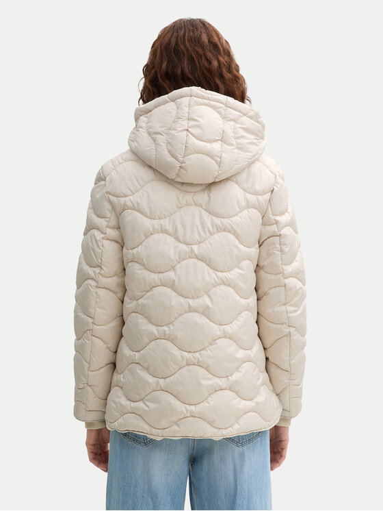 Tom Tailor Tom Tailor Geacă din puf 1044399 Bej Regular Fit