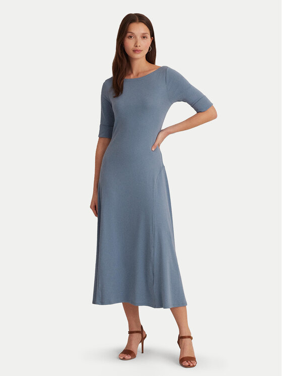 Lauren Ralph Lauren Každodenné šaty 250863913013 Modrá Regular Fit