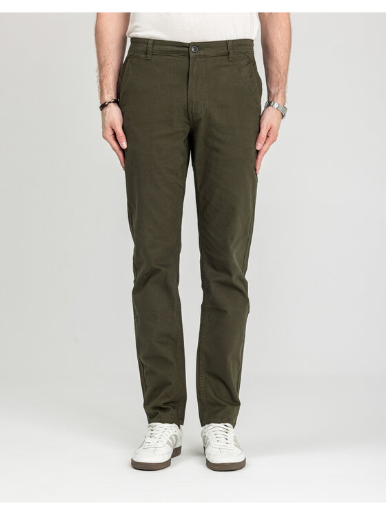 Marcus Marcus Pantaloni chino Gerry Chino 5052 Verde Regular Fit