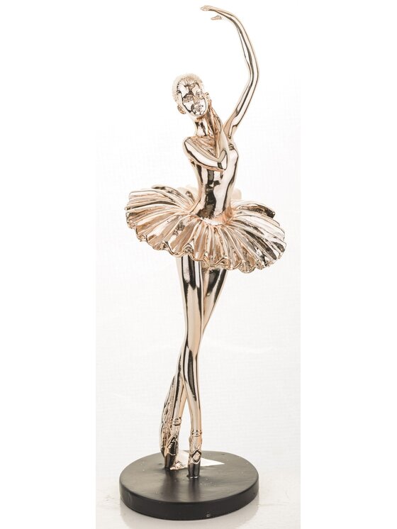 MIAhome MIAhome Figurka baletnica 32x10 cm OLORINA - I Złoty