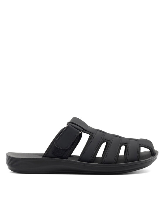 Lanetti Lanetti Pantoletten MSS20505-03 Schwarz