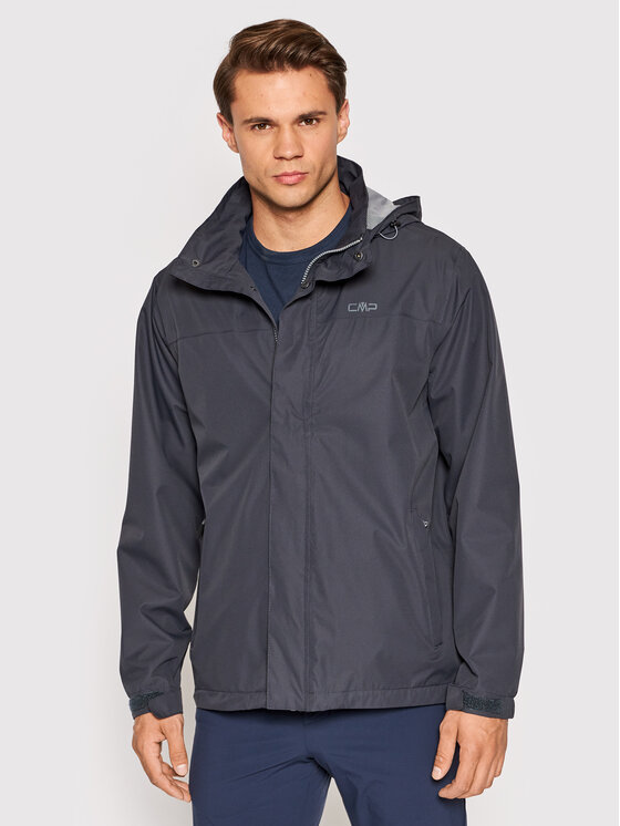 CMP Geacă de ploaie 39X7367 Gri Regular Fit