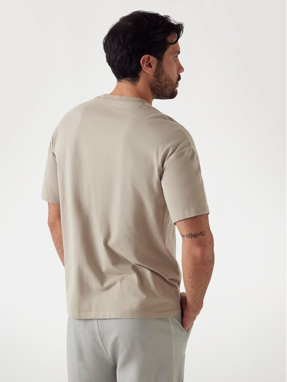 Guess Guess T-Shirt 176225 Béžová Classic Fit