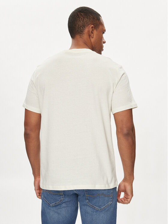 Mustang Mustang T-Shirt Austin 1014951 Biały Regular Fit