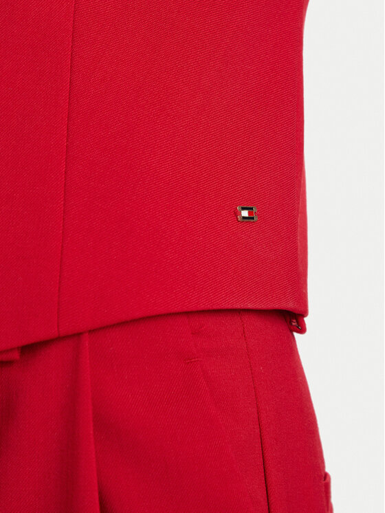 Tommy Hilfiger Tommy Hilfiger Елек WW0WW48882 Червен Regular Fit