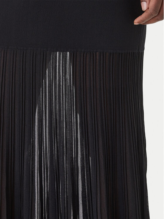 MICHAEL Michael Kors MICHAEL Michael Kors Maxi sukně MS670LHBFD Černá Slim Fit