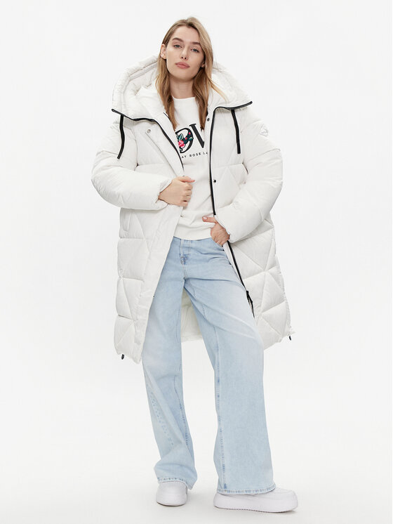 REPLAY REPLAY Зимно яке W7664R.000.84466 Бял Relaxed Fit